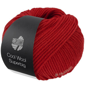 Lana Grossa COOL WOOL Superbig | 09-rød