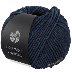 Lana Grossa COOL WOOL Superbig | 16-ultramarineblå