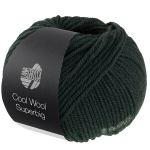 Lana Grossa COOL WOOL Superbig | 29-lodengrøn
