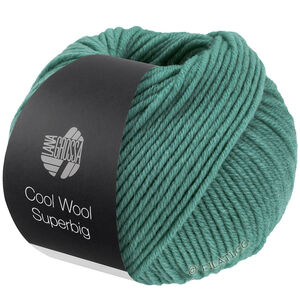 Lana Grossa COOL WOOL Superbig | 30-lys søgrøn