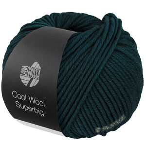 Lana Grossa COOL WOOL Superbig | 33-mørk petrol