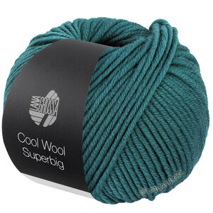 Lana Grossa COOL WOOL Superbig | 50-petrol grøn