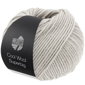 Lana Grossa COOL WOOL Superbig | 51-sølvgrå