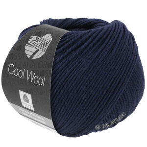 Lana Grossa COOL WOOL | 0414-natblå