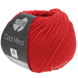 Lana Grossa COOL WOOL | 0437-karminrød