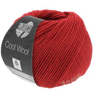 Lana Grossa COOL WOOL | 0514-mørk rød