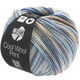 Lana Grossa COOL WOOL Print | 763-lys blå/grège/beigegrå/gråbrun/blågrå