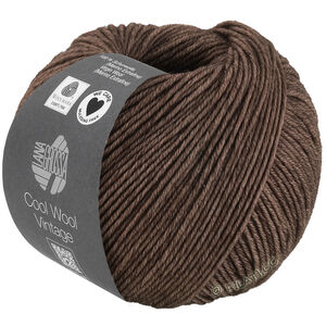 Lana Grossa COOL WOOL Vintage | 7384-mørk brun