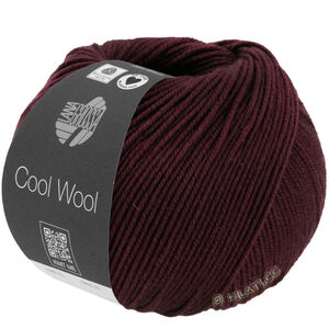 Lana Grossa COOL WOOL Mélange (We Care) | 1404-sortrød meleret
