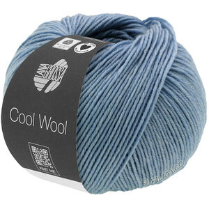 Lana Grossa COOL WOOL Mélange (We Care) | 1420-lys blå meleret