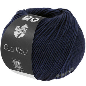 Lana Grossa COOL WOOL Mélange (We Care) | 1494-natblå meleret
