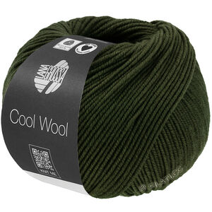 Lana Grossa COOL WOOL Mélange (We Care) | 1495-lodengrøn meleret