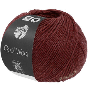 Lana Grossa COOL WOOL Mélange (We Care) | 1500-vinrød meleret