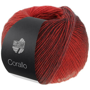Lana Grossa CORALLO 100g | 05-rød/grå rød/sortrød