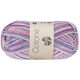 Lana Grossa COTONE  Print/Spray/Mouliné | 354-hvid/rosa/lilla/violet/violetblå