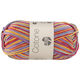 Lana Grossa COTONE  Print/Spray/Mouliné | 364-lilla/grågrøn/gul/mørk pink