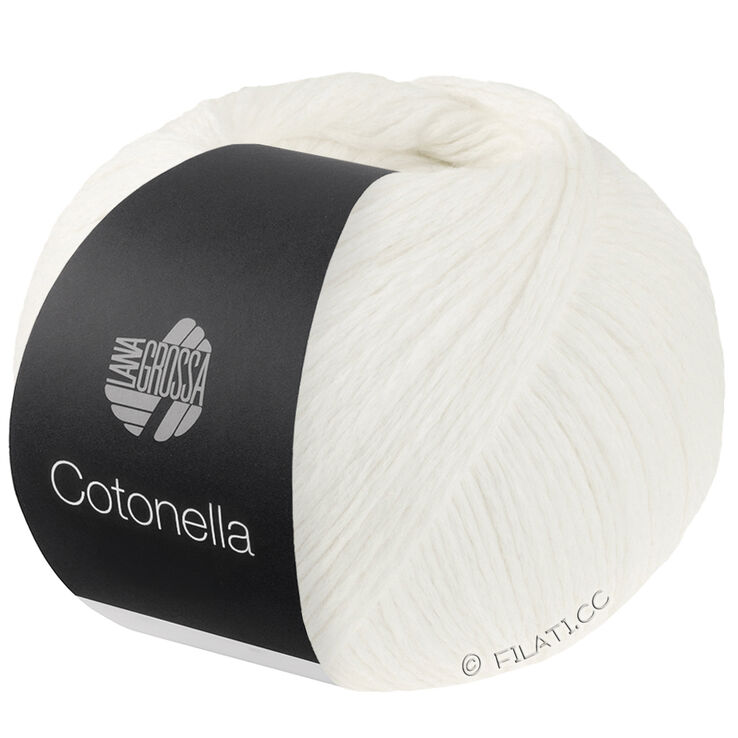 Lana Grossa COTONELLA 50g | 201-hvid