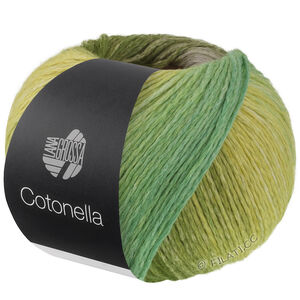 Lana Grossa COTONELLA | 18-mørk oliven/syren/gul/orange/pink/mudder/mynteturkis/mørk grå