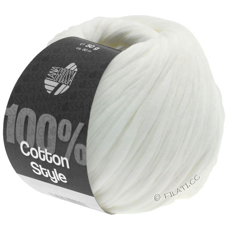 Lana Grossa COTTON STYLE | 01-hvid