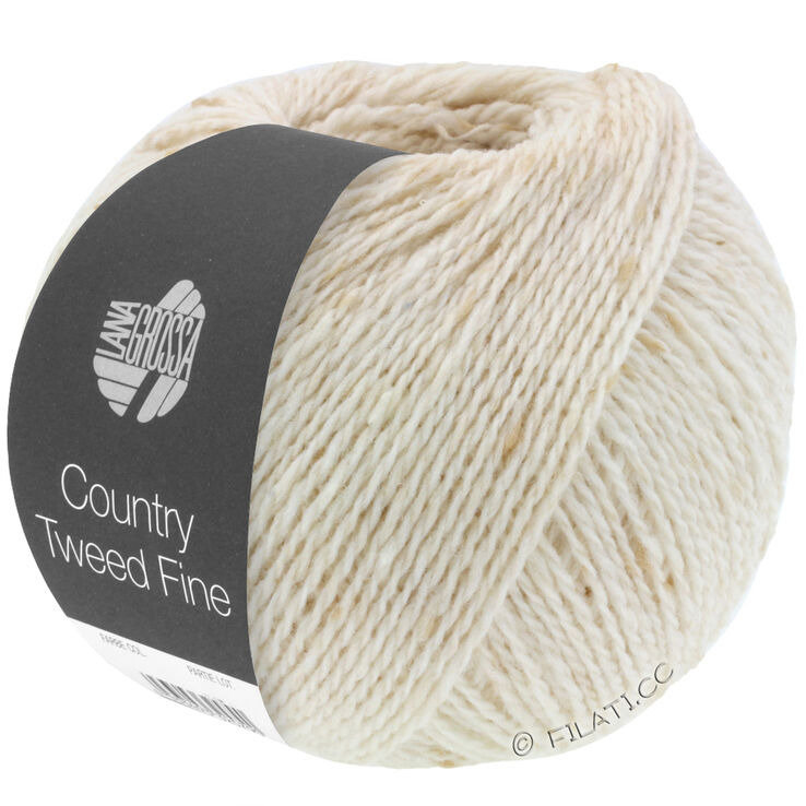 Lana Grossa COUNTRY TWEED Fine | 101-natur meleret
