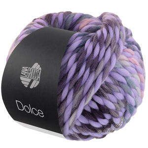 Lana Grossa DOLCE | 07-lilla/syrenrosa/aubergine/blågrå