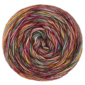 Lana Grossa  | 64-nougat/fuchsia/natur/gul/grågrøn/brombær/antracit