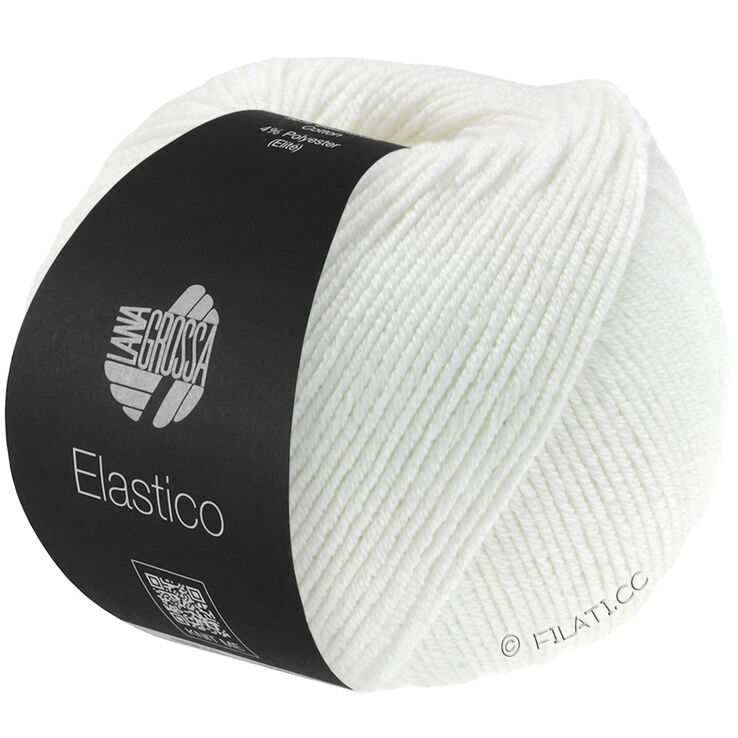 Lana Grossa ELASTICO | 001-hvid