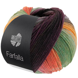 Lana Grossa FARFALLA | 09-orange/mynte/grå/grøn/mørk grøn/sortgrøn/rust/fuchsia/brombær/gråblå