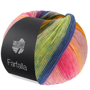 Lana Grossa FARFALLA | 11-orange/beige/lilla/laks/pink/violet/marine/gulgrøn/gul/turkis