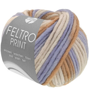 Lana Grossa FELTRO Print | 1314-lys grå/taupe/violetblå/beige