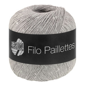 Lana Grossa FILO PAILLETTES | 14-lys grå