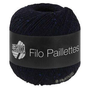 Lana Grossa FILO PAILLETTES | 15-natblå