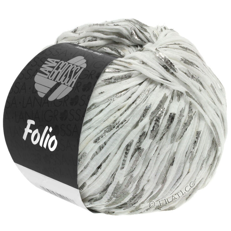 Lana Grossa FOLIO | 01-hvid/sølv
