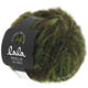 Lana Grossa FURRY Bicolor (lala BERLIN) | 105-oliven/sortbrun