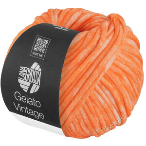 Lana Grossa GELATO Vintage | 102-orange/hvid