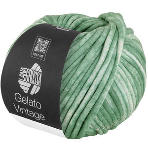Lana Grossa GELATO Vintage | 108-oleandergrøn/hvid