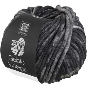 Lana Grossa GELATO Vintage | 110-antracit/hvid