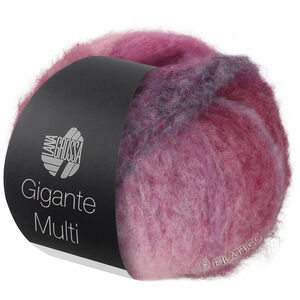 Lana Grossa GIGANTE MULTI | 107-mauve/nellike/pink/jade grøn/grå rød/vinrød/brombær/violetblå
