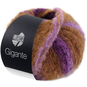 Lana Grossa GIGANTE | 04-lilla/kaki/umbra/mørk violet/grå lilla