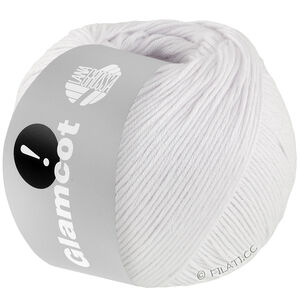 Lana Grossa GLAMCOT | 01-hvid
