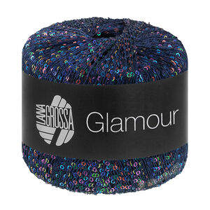 Lana Grossa GLAMOUR | 109-mørk blå