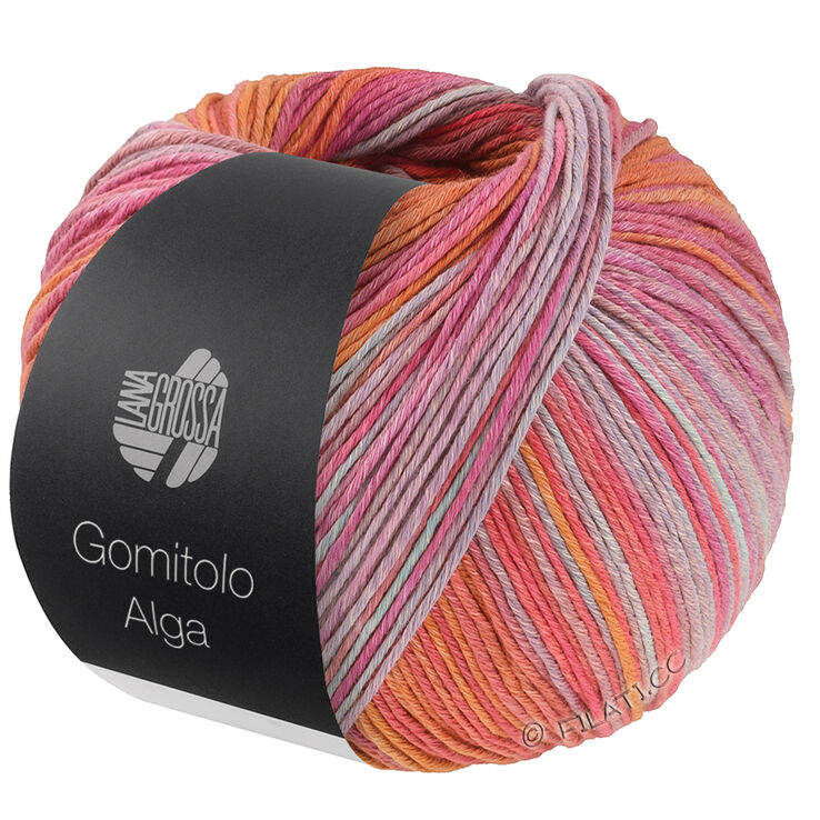 Lana Grossa GOMITOLO ALGA | 2021-rød/orange/fuchsia/mynte/brombær/grå