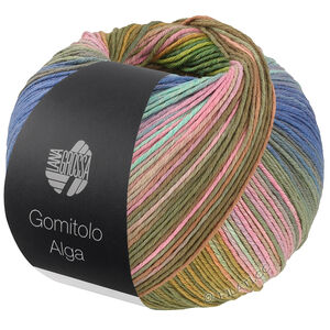 Lana Grossa GOMITOLO ALGA | 2023-blå/jeans/jade/rosa/lilla/kaki/oliven/orange/gulgrøn