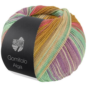 Lana Grossa GOMITOLO ALGA | 2028-sennepgul/rosa/fuchsia/jade/hvid/gul/petrol/hindbær/sartlilla/natur