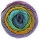 Lana Grossa GOMITOLO ALOHA | 303-okker/brombær/umbra/aubergine/jade/turkis/grøn
