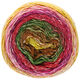 Lana Grossa GOMITOLO COLLINA | 1016-mørk oliven/vinrød/fuchsia/lys orange/gul/nougat