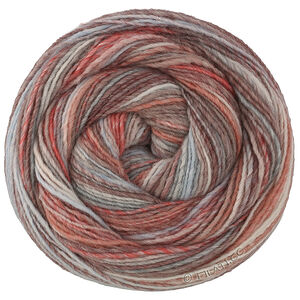 Lana Grossa GOMITOLO DISEGNO | 521-gråbrun/blågrå/rosentræ/creme/lys blå/mørk rød/taupe