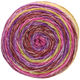 Lana Grossa GOMITOLO MEILENWEIT | 4013-pink/rødviolet/brunrød/sennepgul/karry