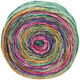 Lana Grossa GOMITOLO MEILENWEIT | 4017-turkisgrøn/pink/violet/brun/gulgrøn/orange