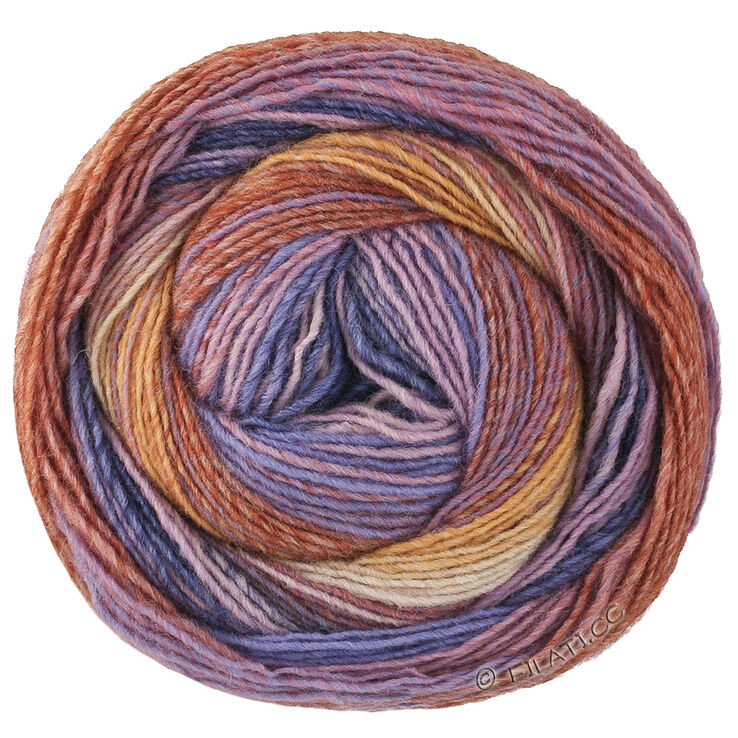 Lana Grossa GOMITOLO MODO | 621-mauve/syren/blå/mørk blå/rosentræ/beige/okker/nougat/brun/blågrå/lys grå/mørk grå